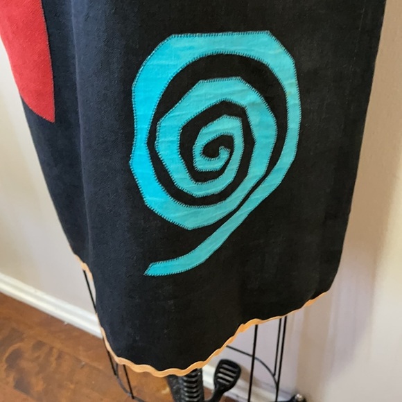 Moschino Cheap Chick Rick Rack Heart Linen Dress - Picture 6 of 14